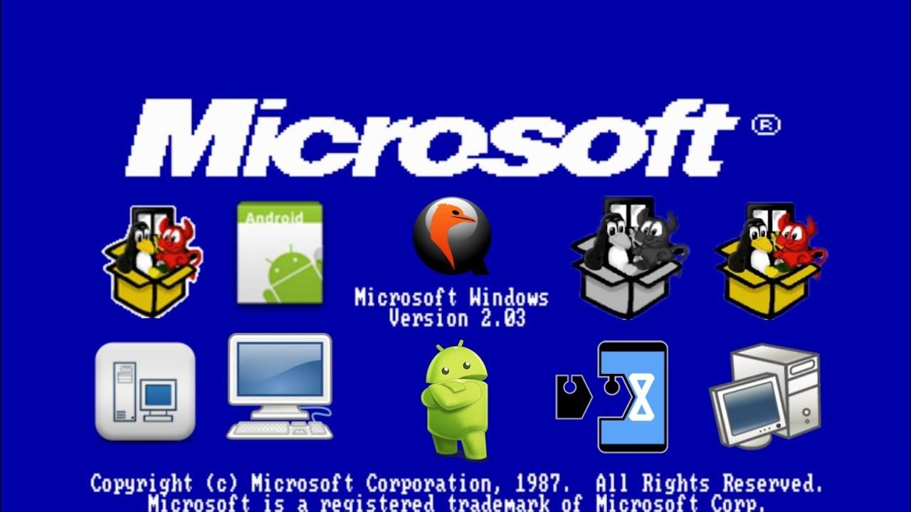 Мои образы запускаем Windows 2.03 Эмуляторы на андроид #2 (Без голоса)