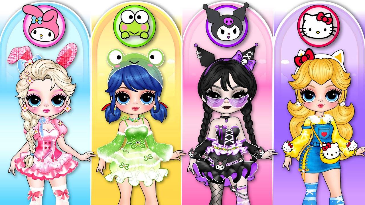 Когда Диснеевская принцесса присоединится к игре Squid, кто выиграет DIY Fashion Paper Story