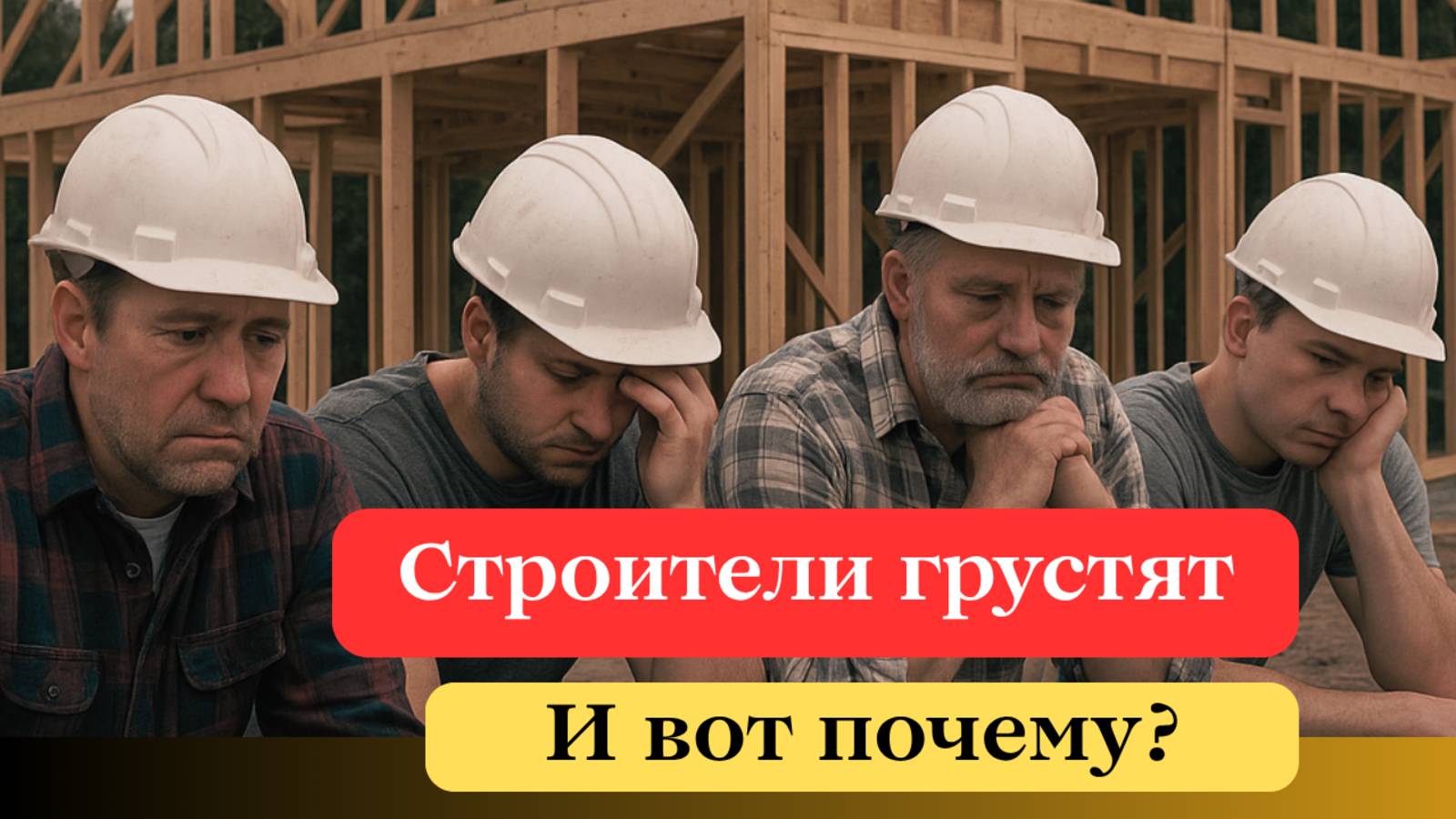 Почему грустят строители