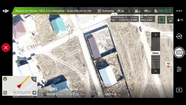 MAVIC 2 Zoom - Первый полёт из коробки, тест на дальность.