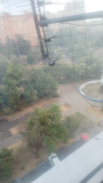 У нас  Волгодонске  пошол дождь днём