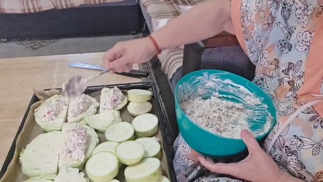 кабачки и капуста ,очень вкусненький рецепт