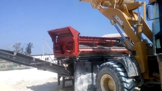 MT42. Грохочение доломита  перед погрузкой