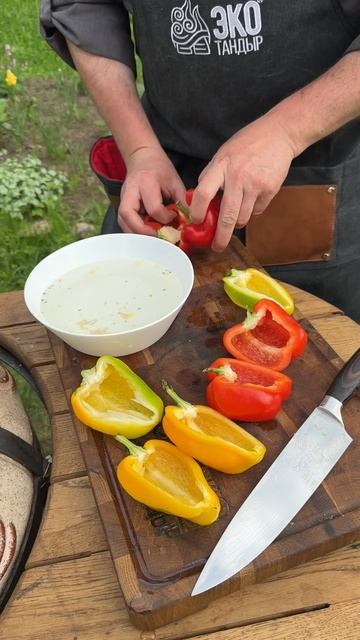 Pimientos Rellenos Запеченые  перцы по-испански