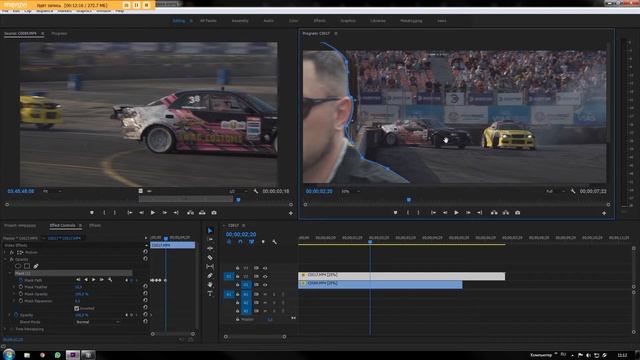 Уроки Маски в Adobe Premiere.