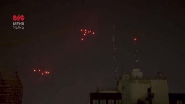 Тегеран под ударами израильской авиации.