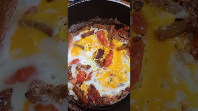 18.06.25. как я сушу чёрный хлеб для белочек... яичница по ленинрадски