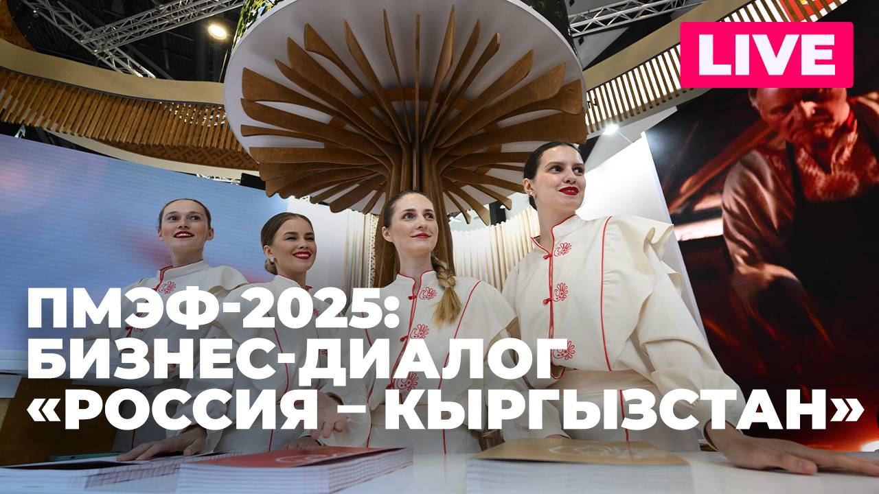 Бизнес-диалог «Россия – Кыргызстан» проходит на полях ПМЭФ-2025