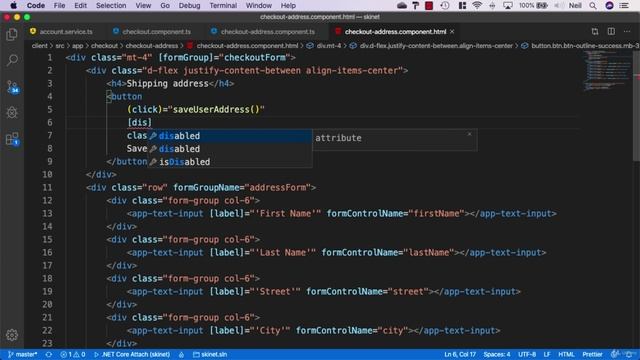 245 Letting the user save the address
