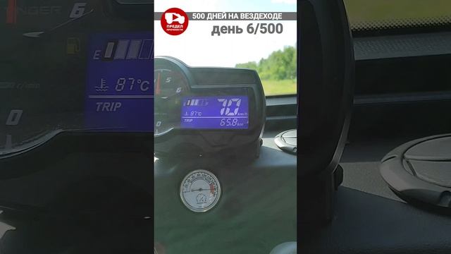 500 дней на вездеходе. День 6 Скорость по трассе  Крейсерская скорость Тингер ПРО