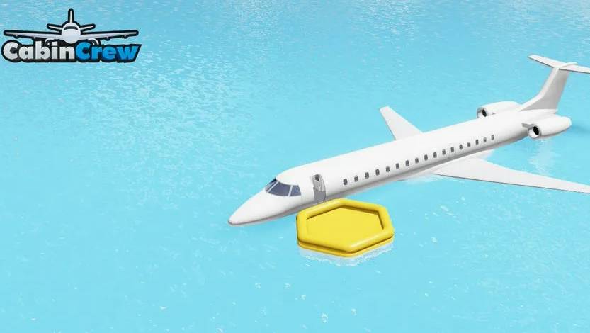 Летаю на самолёте в Сиэтл в Cabin Crew на Roblox