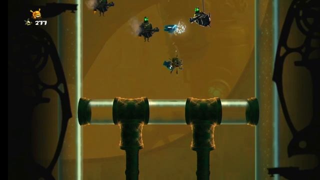 Rayman Legends. 55. Этап Засада на подъемнике