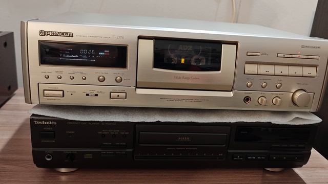 Кассетная дека Pioneer T-07S (1995 г.в., профилактика)