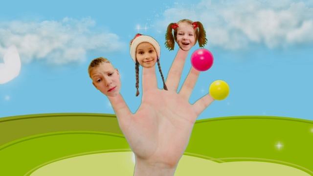 Веселые песенки для детей с Family Fox. Семейка пальчиков. Папа пальчик где же ты.