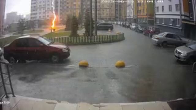 молния  В Рязани