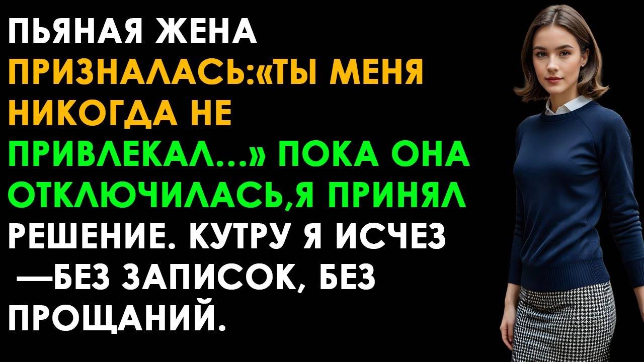 ЖЕНА ПО ПЬЯНИ: «Я ТЕБЯ НЕ ХОТЕЛА». Я ИСЧЕЗ НАУТРО. | ИСТОРИЯ ПРЕДАТЕЛЬСТВА