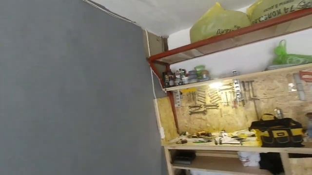 ДЕЛАЮ РЕМОНТ В ГАРАЖЕ СВОИМИ РУКАМИ, ПОКРАСКА СТЕН, НОВОЕ ОСВЕЩЕНИЕ, ЛЕСТНИЦА В ПОГРЕБ