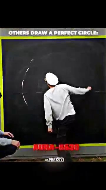 Others drawing a perfact circle vs This random teacher.