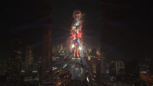 Новый год у Бурдж-Халифы в Дубае