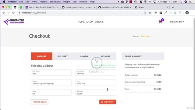 279 Testing our webhooks with the stripe CLI