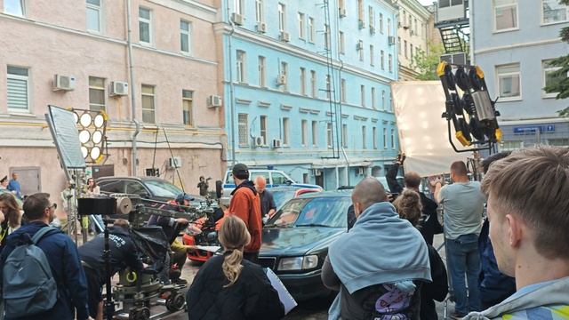 съёмка фильма с Парфеновым