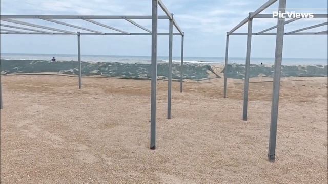 Анапа пляж Витязево сегодня 18 июня 2025. Море, погода в Анапе сейчас. Есть ли мазут на пляжах Анапы