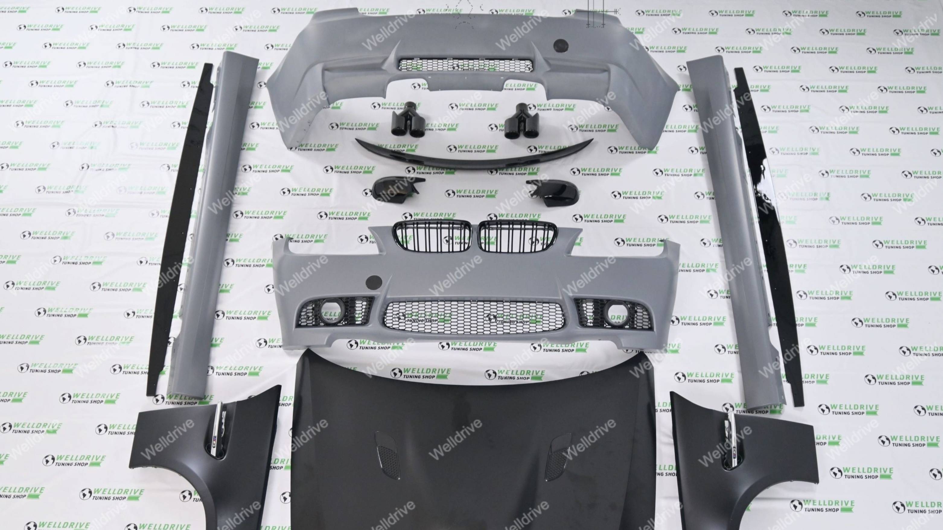 Обвес BMW 3 E90 рест M3-Look решетки крылья капот