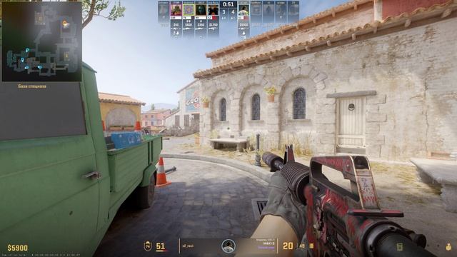 Counter-strike 2 Клатч 1в4 Инферно