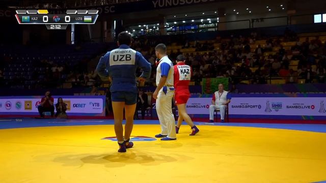 BEISENBAYEV (KAZ) vs RASHIDOV (UZB). Asia & Oceania SAMBO Championships 2025