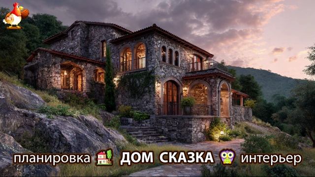 Сказочный дом мечты – 3D идея для вдохновения с планировкой и интерьером 🏡🏚️🏠 вариант (154)