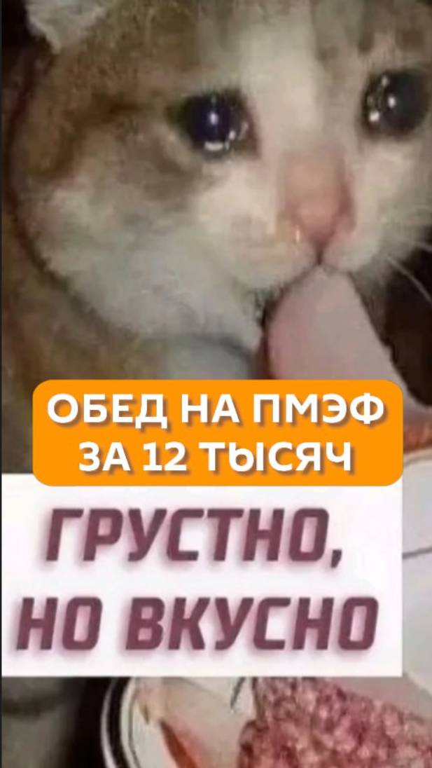 Обед на ПМЭФ за 12 тысяч
