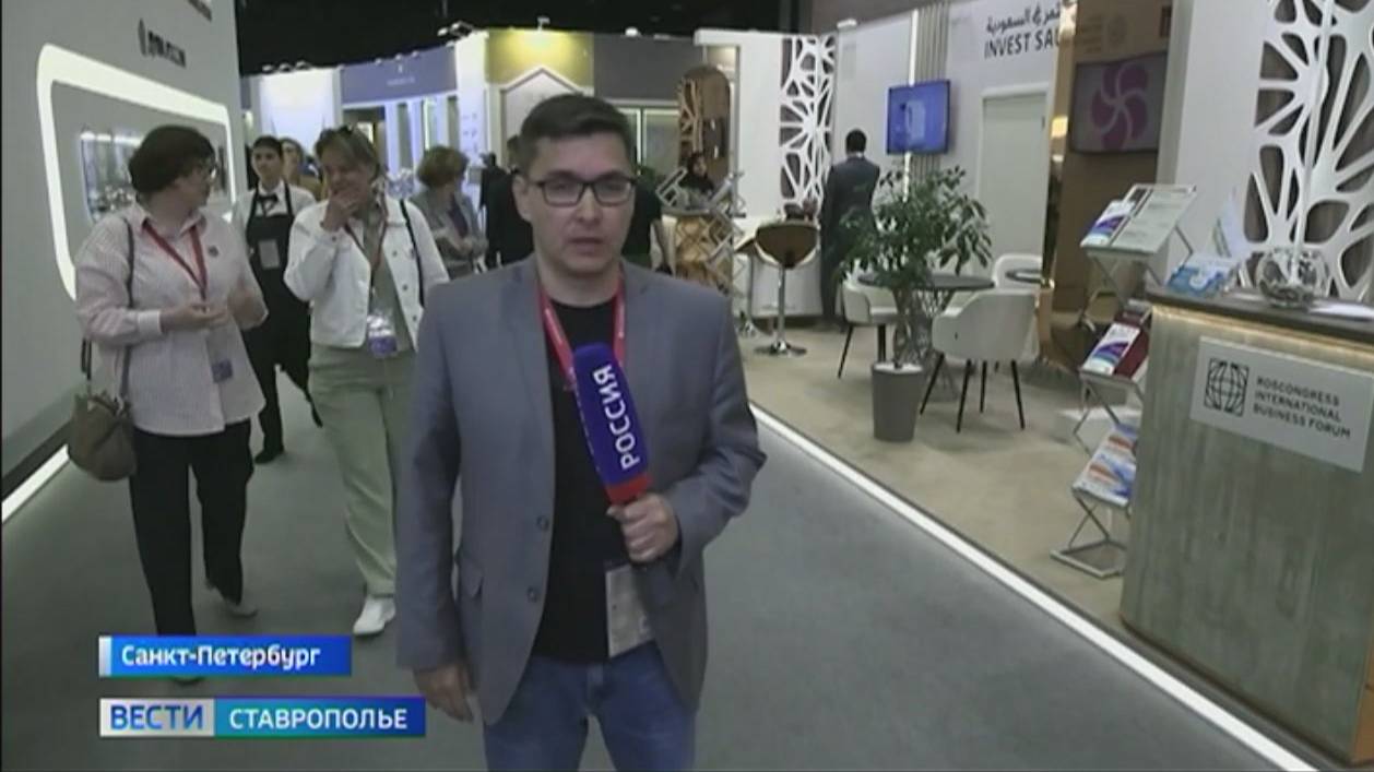 Делегация Ставрополья участвует в работе Петербургского экономического форума