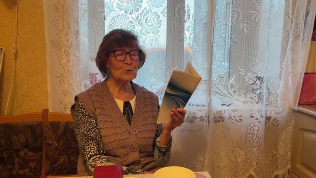 Гаврилова Г.С. Читает свое стихотворение "В честь Победы"