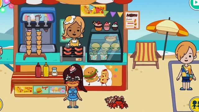 MilaGameОБНОВЛЕНИЕ НА ПЛЯЖЕ 🍉🌊🌞 в AVATAR WORLD - ОБЗОР КАФЕ ТОКА БОКА - YOYA - MIGA  - EMMA WORLD