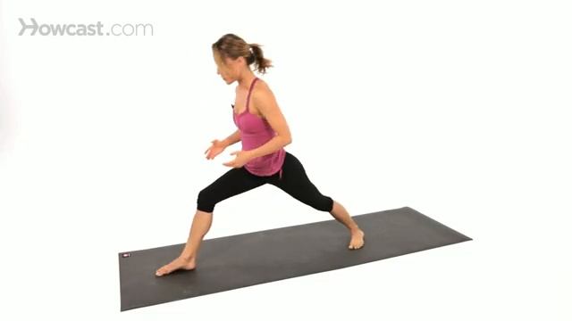 How to Do a Warrior One _ Yoga