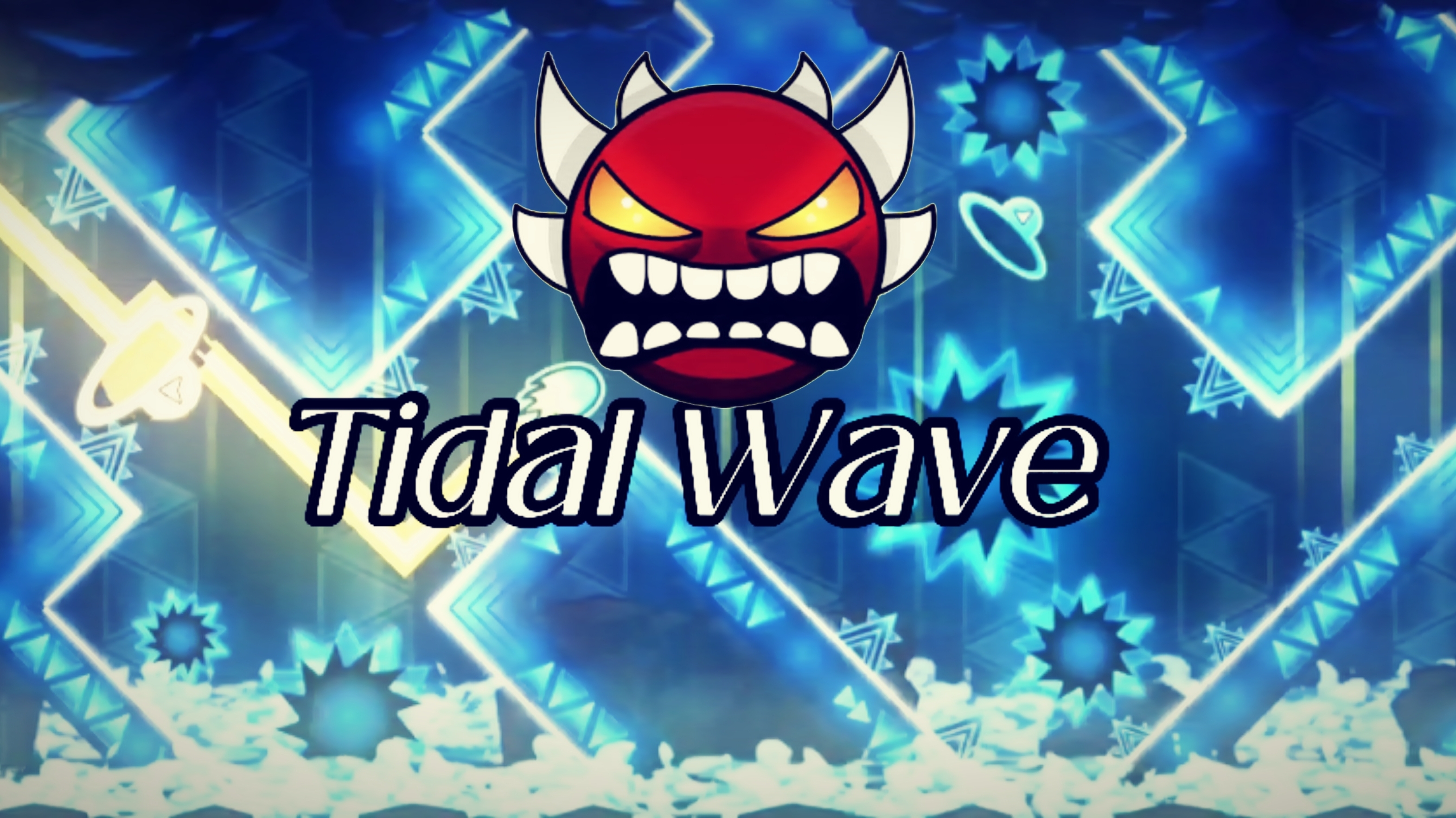 прохождение Tidal Wave (сложность extreme demon)