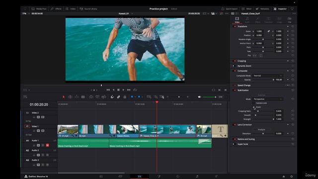 33 - Stabilising the Shaky Videos in Davinci Resolve