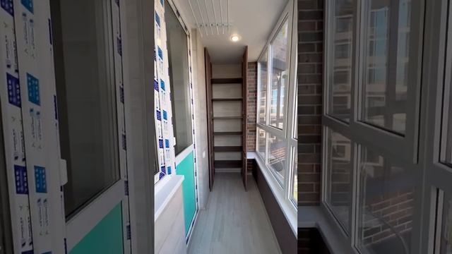 Отделка балкона