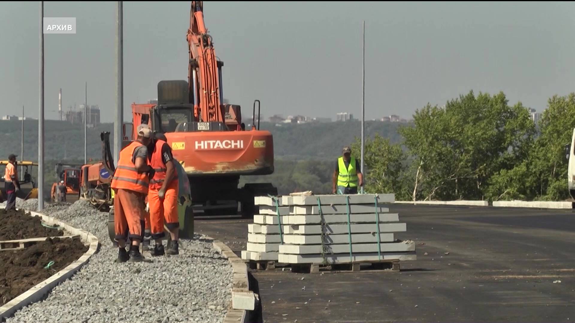 В уфимском Нагаево начались дорожные работы по улице Рощинской
