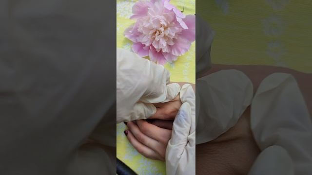 АСМР 🌸 Уход за ручками, массаж в перчатках, с кремом 🌸