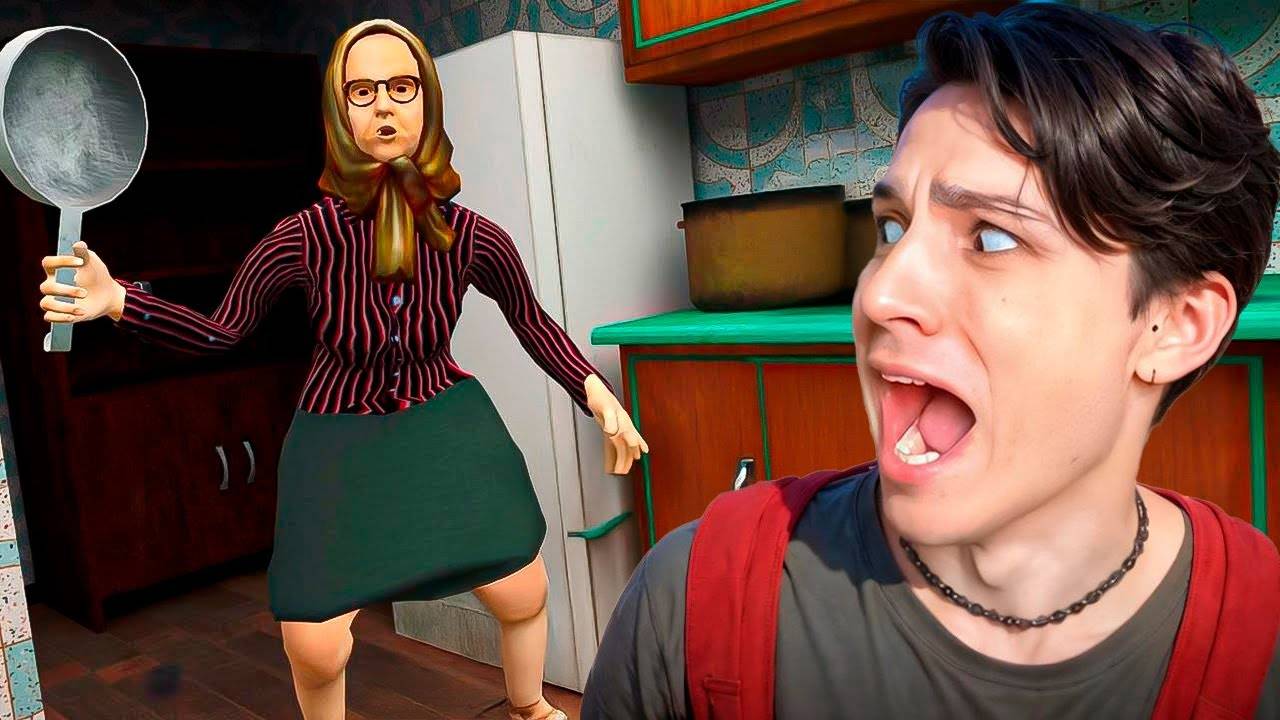 БАБКА-КАННИБАЛКА ХОЧЕТ МЕНЯ СОЖРАТЬ!😱 ПОБЕГ ОТ ЛЮДОЕДКИ!😭