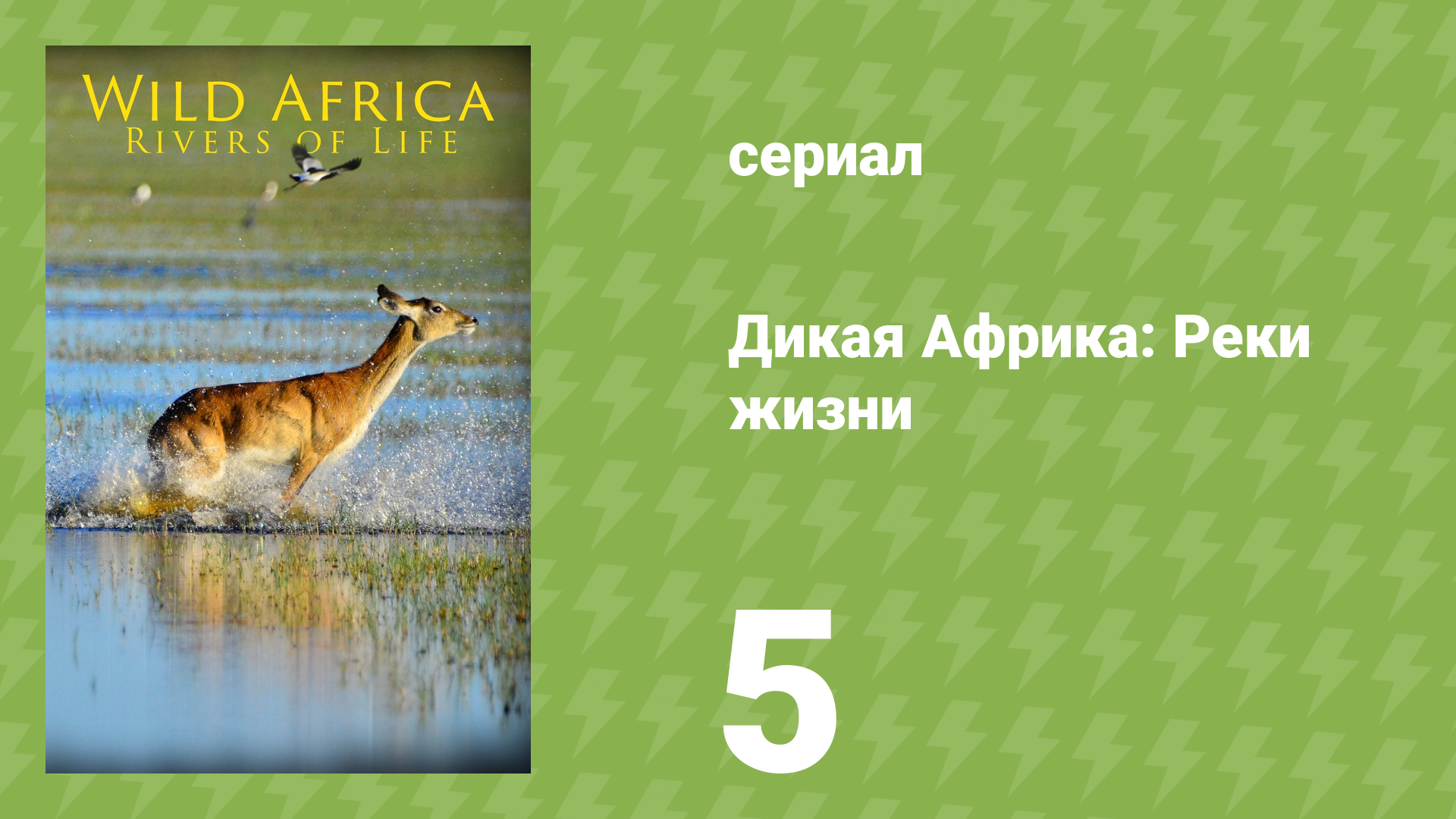 Дикая Африка: Реки жизни 5 серия «Санд» (документальный сериал, 2018)