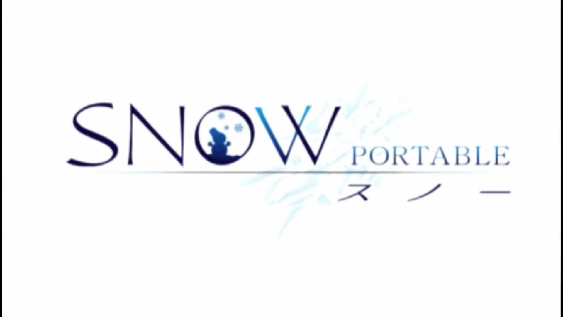 スノー ポータブル | Snow Portable [PSP] OPENING