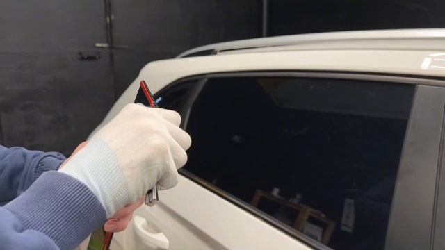 Видео установка 2Д дефлекторов / плоских ветровиков на Skoda Kamiq I (China Market) / Шкода Камик