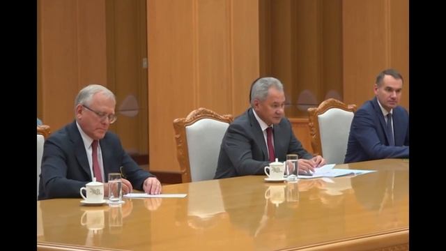 Шойгу проводит переговоры с Ким Чен Ыном, Пхеньян, 17 июня 2025 года