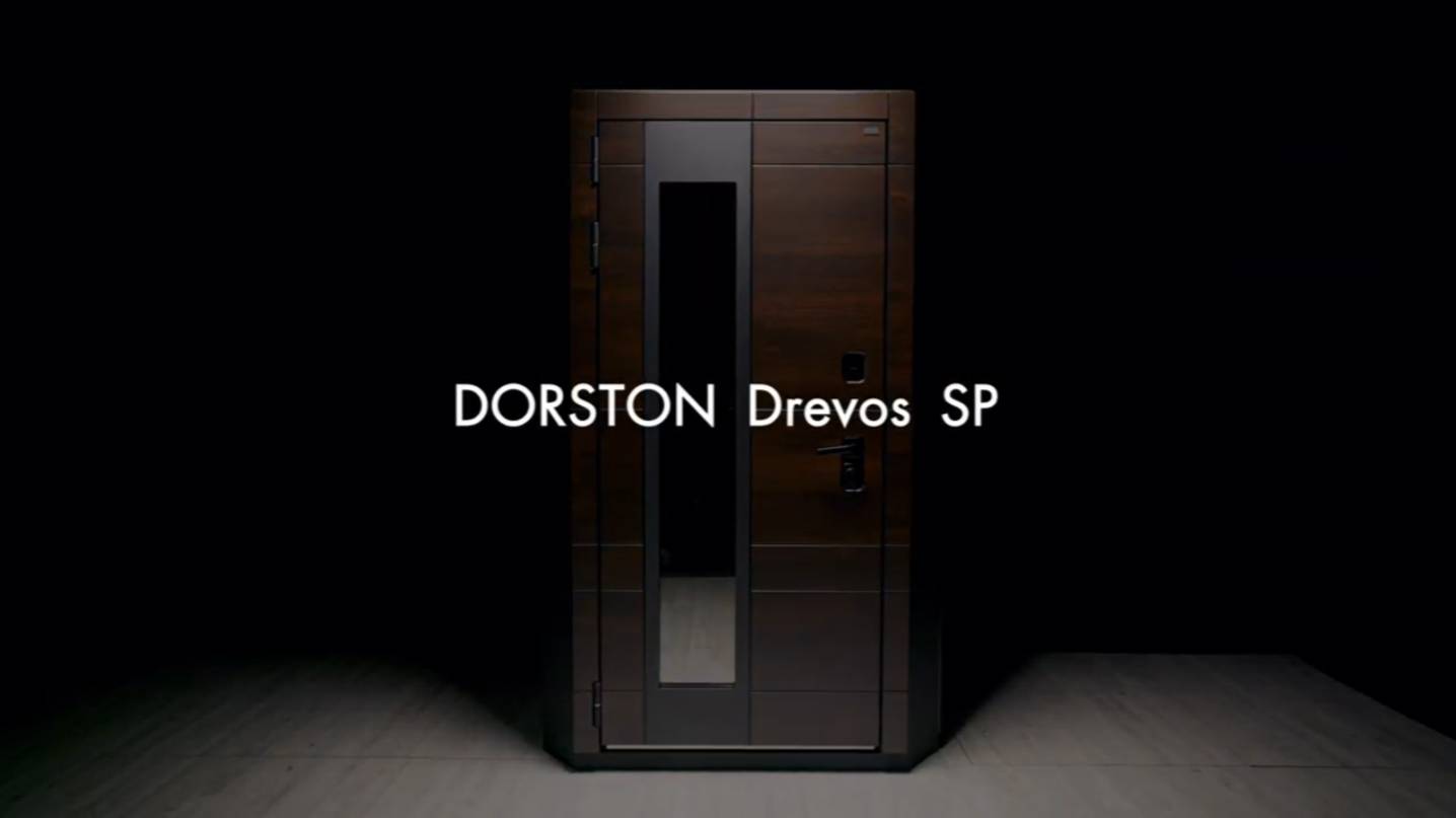 Входная дверь с HPL панелью Dorston Drevos