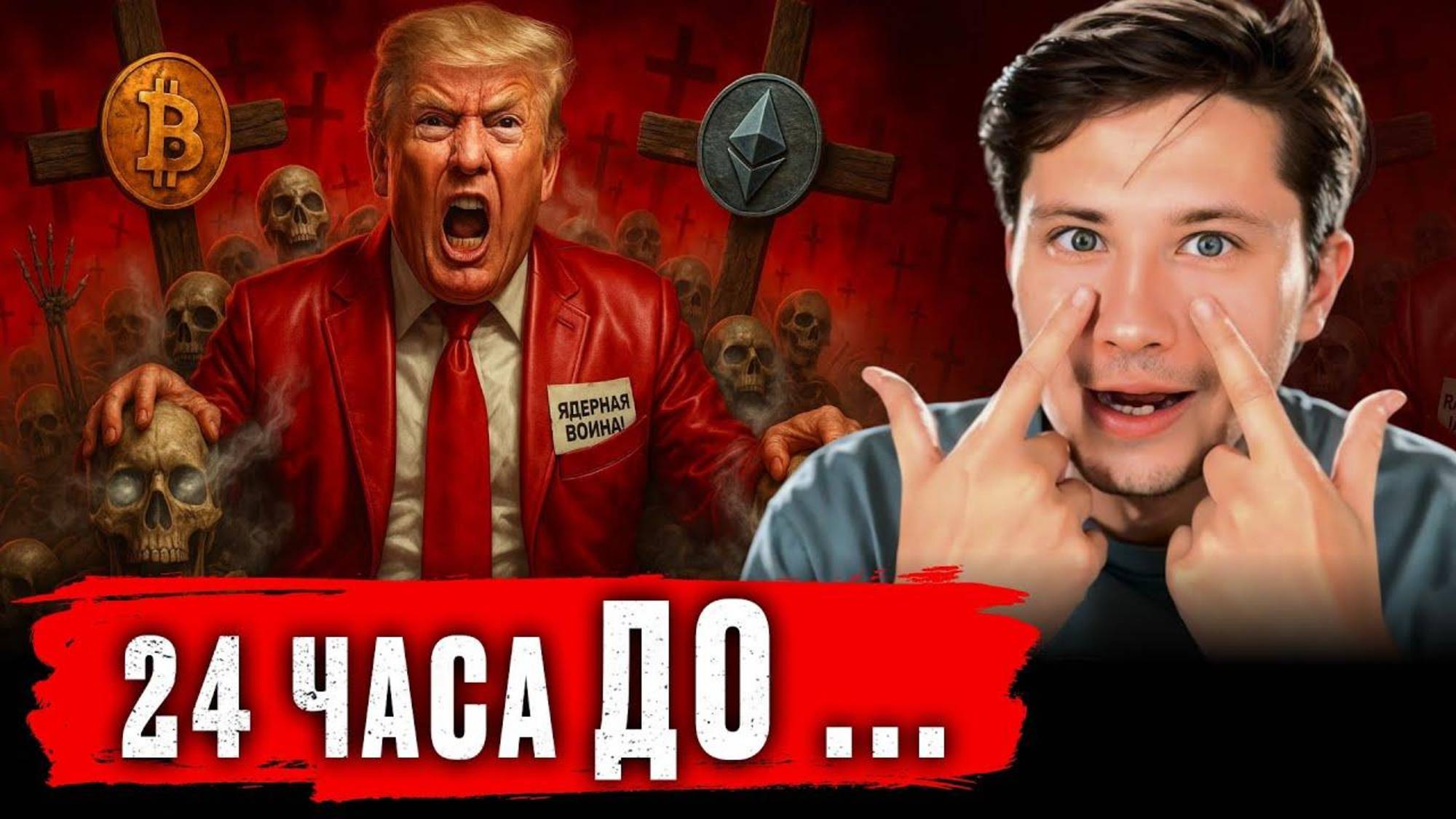 24 ЧАСА ДО КРАХА？ ТРАМП УГРОЖАЕТ ИРАНУ — BTC МОЖЕТ РУХНУТЬ ДО $80.000
