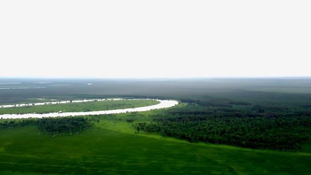 Посёлок Гари и туристический центр с высоты птичьего полёта