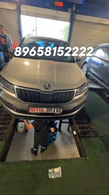 Повторная полная аппаратная замена масла в коробке Skoda Karoq.  #повторнаяполнаяарпаратнаязамена