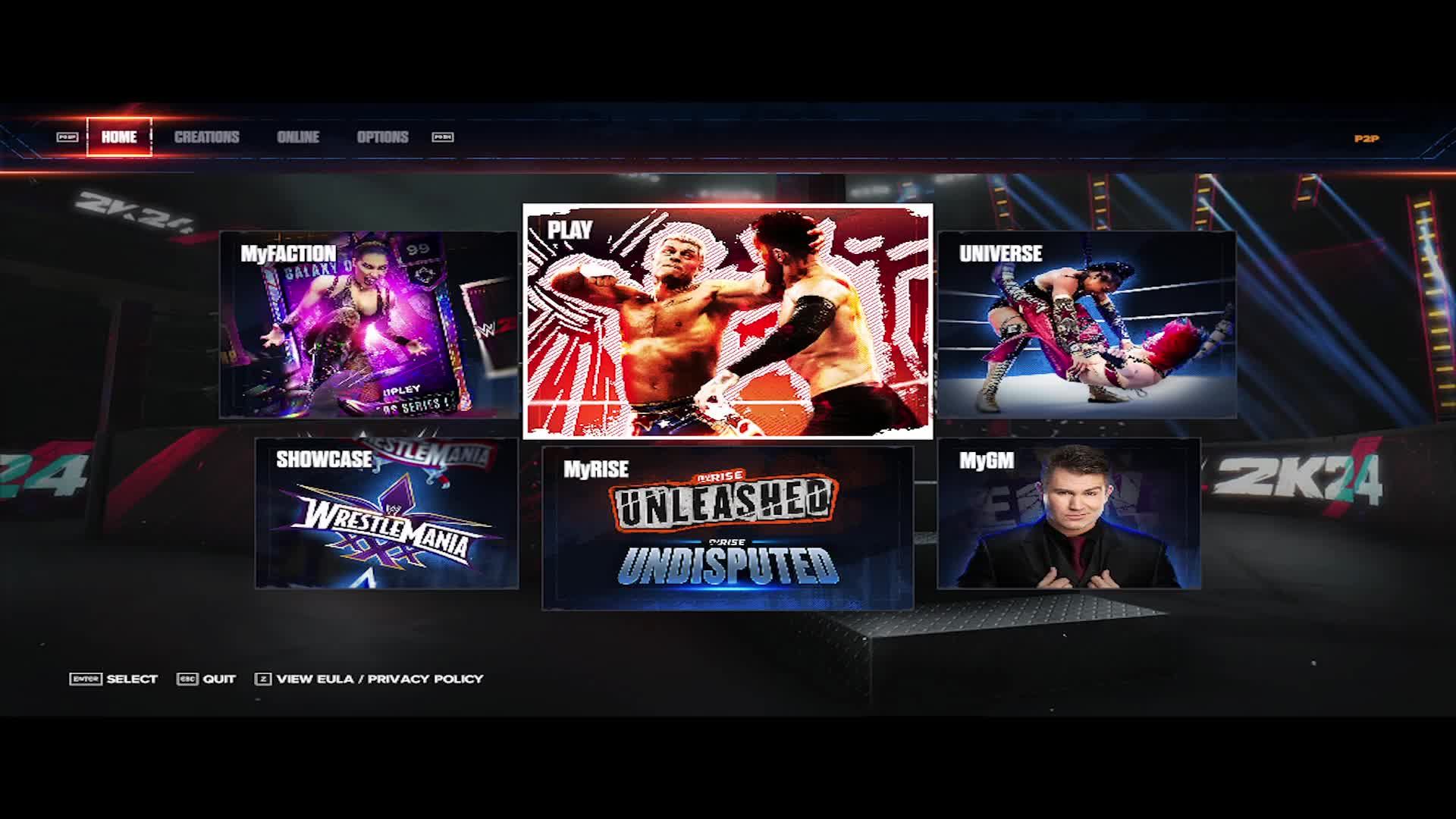 WWE2K24 женская битва